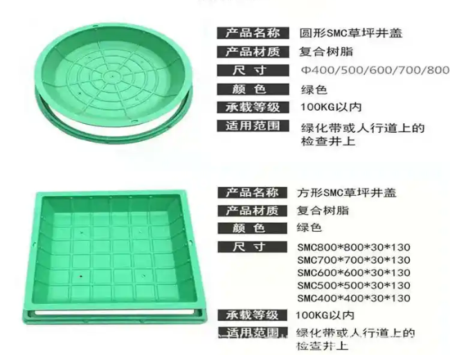 吉利树脂复合种植井盖展示